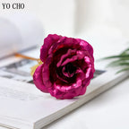 Eternal Rose Colorful Galaxy Artificial Flowers 24K Gold Foil Flower Love Base Flare box for Girlfriend Valentine's Day Gift