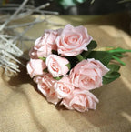 Ramo Nupcial de Rosas de Seda — 16 Colores, Boda y Damas de Honor