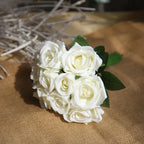 Ramo Nupcial de Rosas de Seda — 16 Colores, Boda y Damas de Honor