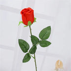 Yellow Real Touch Rose Artificial silk flowers Flowers Decorative Flowers Home or Christmas Party Decoration Wedding Decor