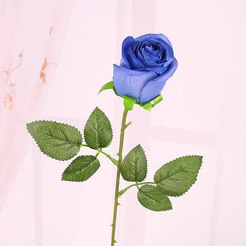 Yellow Real Touch Rose Artificial silk flowers Flowers Decorative Flowers Home or Christmas Party Decoration Wedding Decor