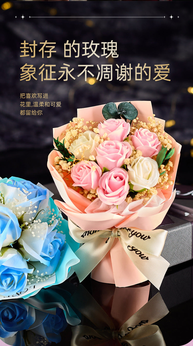 Forever Preserved Real Rose in Glass Dome Women Valentines Day Gifts Eternal Flower for Mother's Day Anniversary Birthday