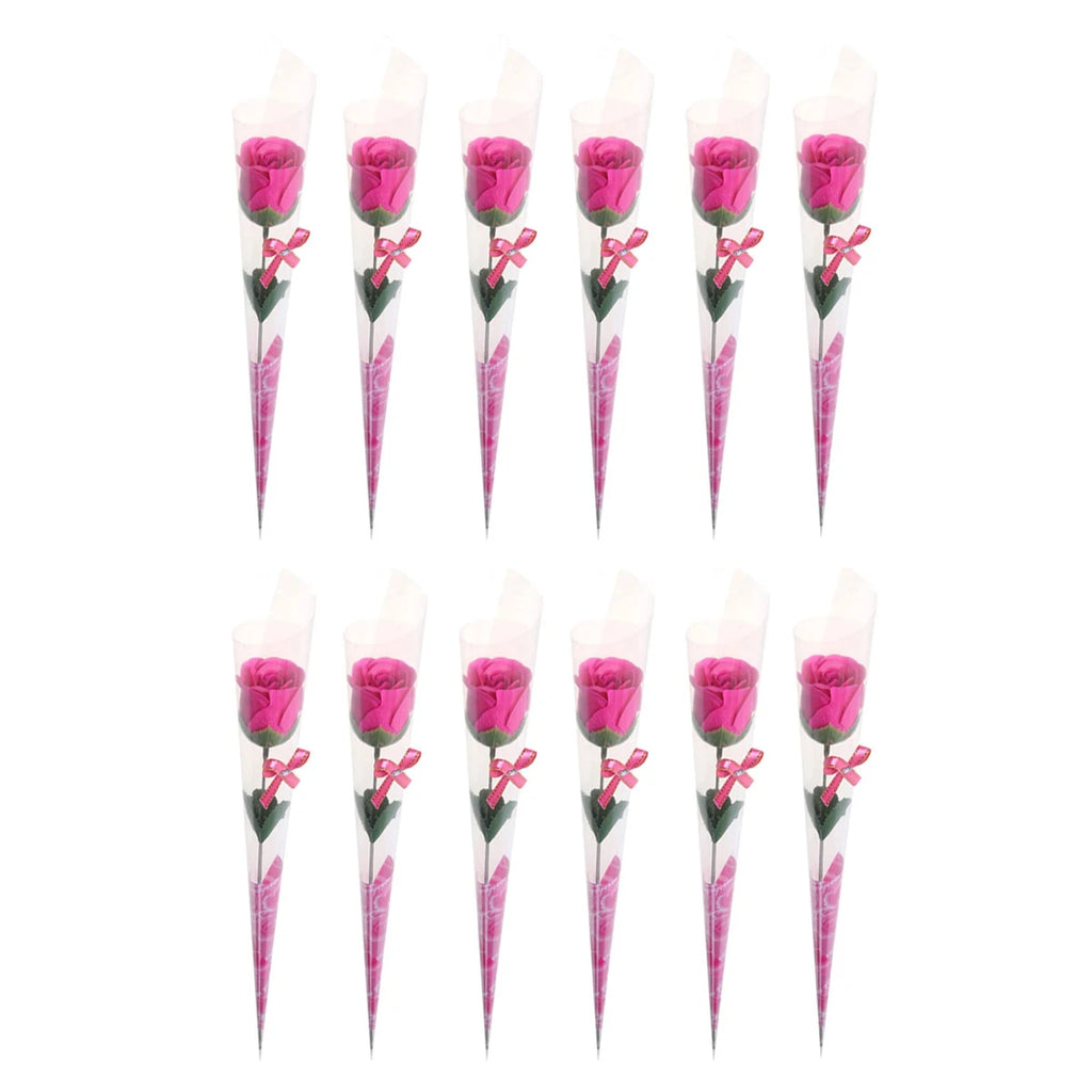 Artificial Rose Soap Flower Bouquet - Pink, Never Wither, Perfect for Interior Decoration & Gifts
