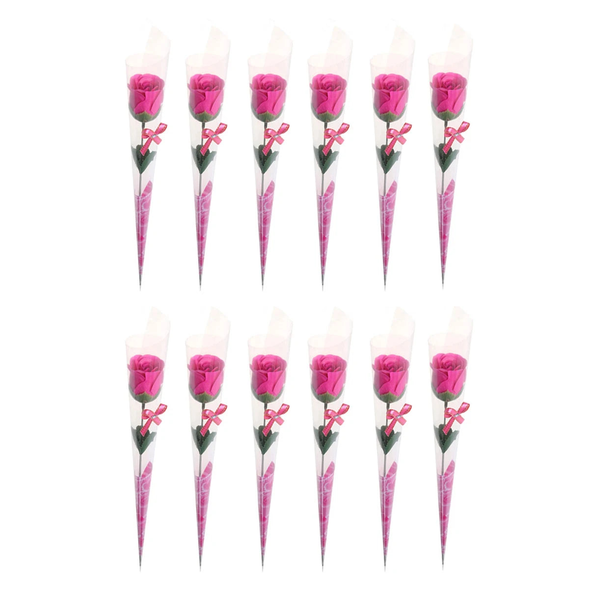 Artificial Rose Soap Flower Bouquet - Pink, Never Wither, Perfect for Interior Decoration & Gifts