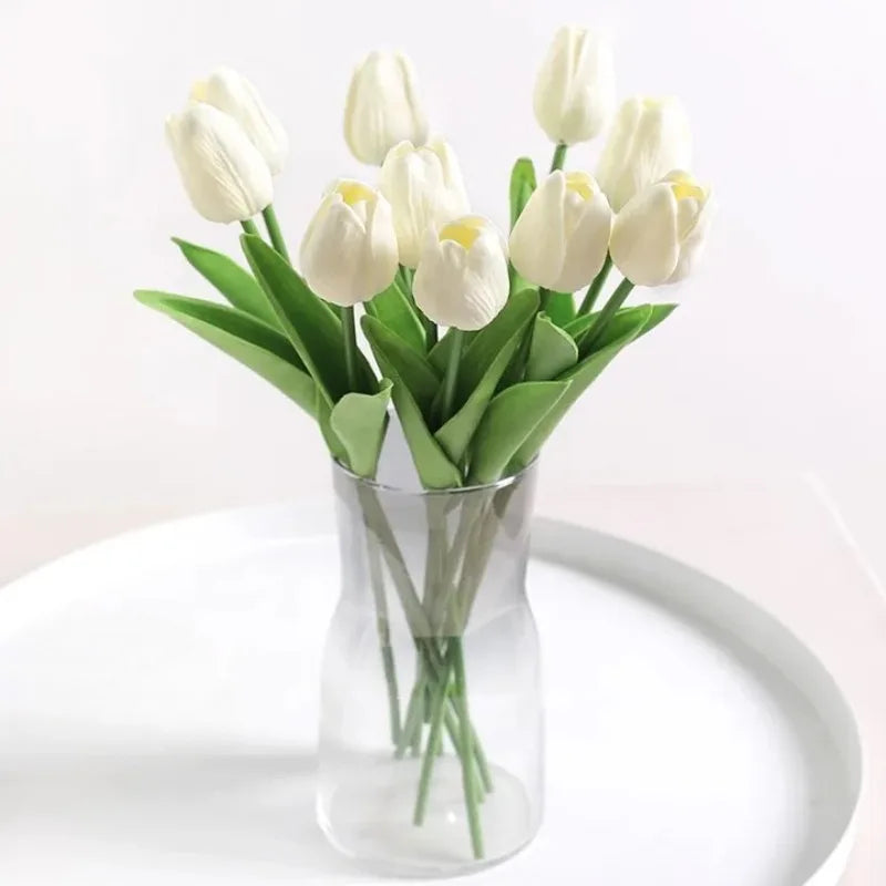 Tulipanes y Flores Eternas para Jarrón — 21 Estilos, Decoración Sala y Fotografía