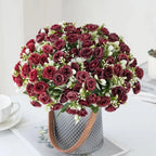 Ramo Nupcial de Rosa de Seda — Arco y Decoración DIY, 5 Colores, Boda