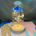 Rose Light Beautiful Realistic Looking Night Light Rose Eternal Flower Party Supplies LED Simulation Rose Flower Valentine's Day