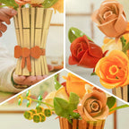 Ramo Floral de Bloques de Construcción — 868 piezas, Jarrón DIY, Regalo San Valentín