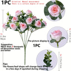 Simulated roses, Valentine's Day, bride's wedding, spring home, living room vase, outdoor garden decoration