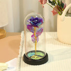 15/20CM Rose Artificial Flowers LED Gift for Girlfriend Eternal Rose Light Foil Fake Flower Wedding Home Room Decor DIY Ornament