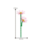 Eternal Block Flower Assembly Bouquet Desktop Decoration Block Flower Children's Puzzle Assembly Toy Bouquet