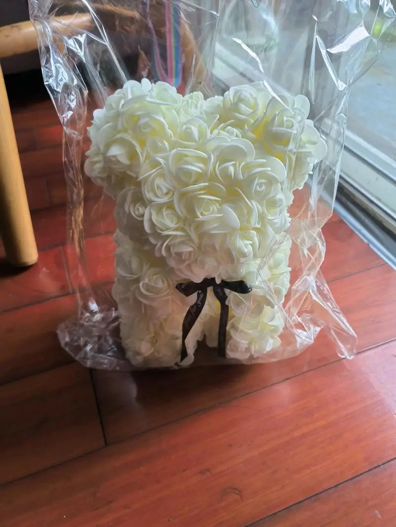 2025 New Artificial Flower Eternal Rose Teddy Bear for Mom Mother's Day Birthday Valentine's Day Anniversary Gifts & Decorations