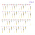 5-50pcs Eternal Rose Colorful Galaxy Artificial Flowers 24k Gold Foil Artificial Rose For Girlfriend Valentine'S Day Gifts