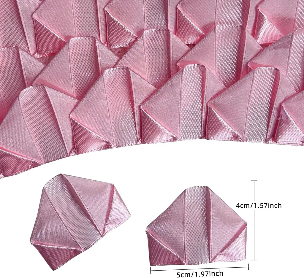 Yannew 300pcs Premade Handcrafted Silk Rose Petals for DIY Eternal Rose Flowers Bouquets with Stem Leaf Birthday Gifts for Women