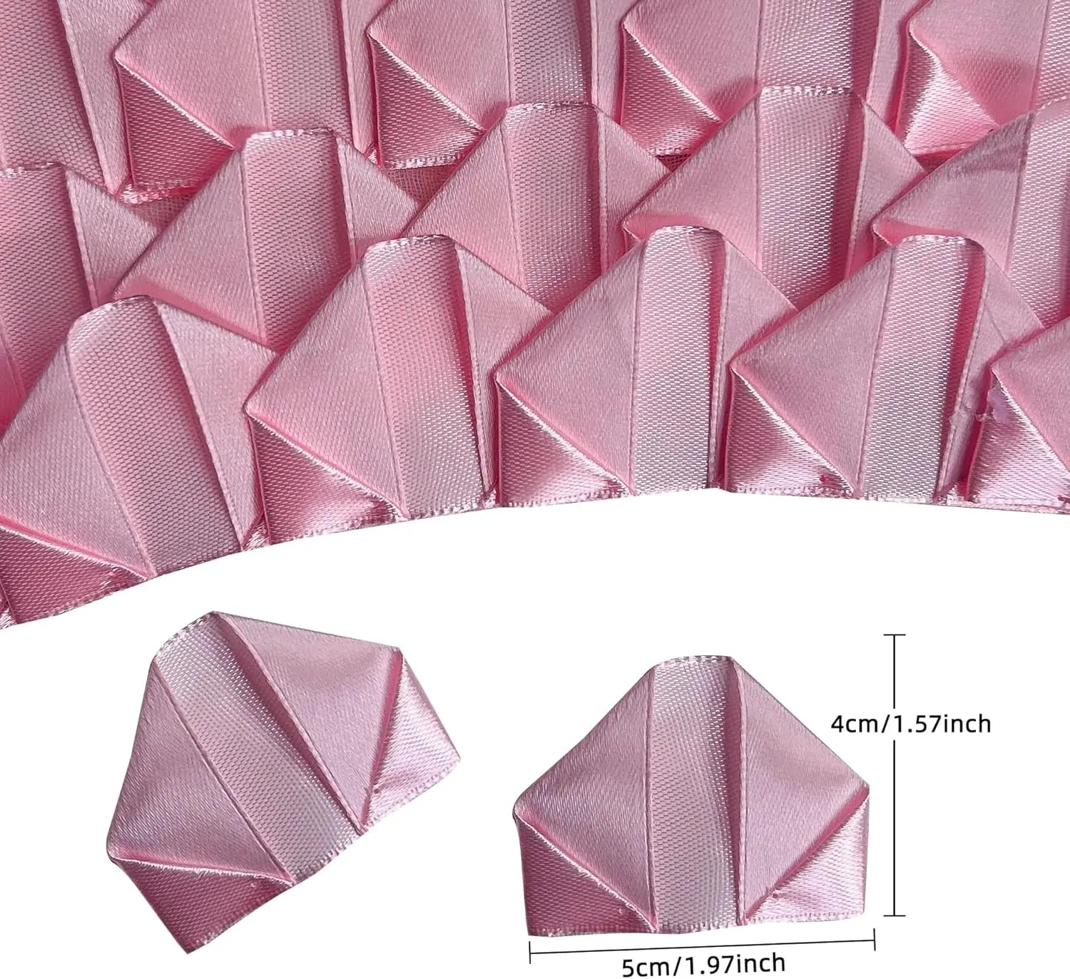 Yannew 300pcs Premade Handcrafted Silk Rose Petals for DIY Eternal Rose Flowers Bouquets with Stem Leaf Birthday Gifts for Women