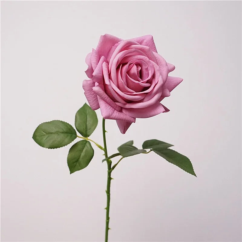 Rosa Turca Real Touch — Ramo de 4 Tallos, 9 Colores, Bodas y Hogar