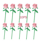 Ramo de Rosas en Bloques de Construcción — Set DIY Día de Madres y Cumpleaños