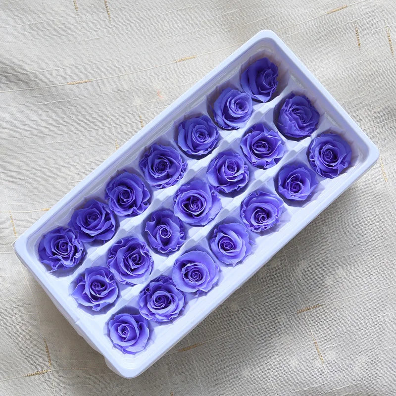 21Pcs/Box B Grade Eternal Moisturizing Roses Flowers Wedding Party Decoration Diy Valentine'S Day Mother'S Day Gift Box Cheap