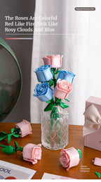 Eternal Flower Rose Building Block Toy Compatible with  Assembly Decoration Girl Valentine's Day Teacher's Day Gift