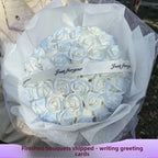 52 Soap Roses “You Are My Half” – Handmade Eternal Bouquet for Girlfriend Boyfriend | Valentine Mother’s Day Gift