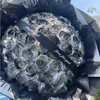 52 Soap Roses “You Are My Half” – Handmade Eternal Bouquet for Girlfriend Boyfriend | Valentine Mother’s Day Gift