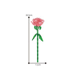 Eternal Block Flower Assembly Bouquet Desktop Decoration Block Flower Children's Puzzle Assembly Toy Bouquet