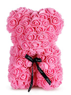 1pc 25m Artificial Flower Eternal Rose Teddy Bear for Mom Mother's Day Birthday Valentine's Day Anniversary Gifts & Decorations