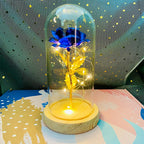 Rose Light Beautiful Realistic Looking Night Light Rose Eternal Flower Party Supplies LED Simulation Rose Flower Valentine's Day