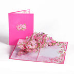Rose-like flower-like card