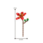 Eternal Block Flower Assembly Bouquet Desktop Decoration Block Flower Children's Puzzle Assembly Toy Bouquet