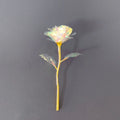 1Pcs Eternal Galaxy Rose Valentine'S Day Flower Foil Plastic Artificial Roses Romantic Mothers Day Gift Wedding Party Home Decor