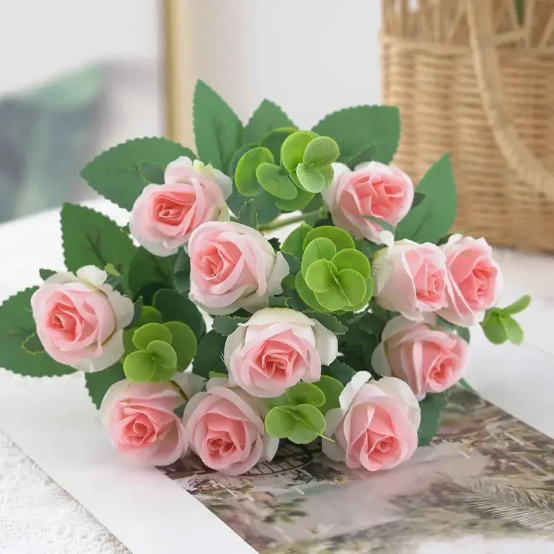 Simulated roses, Valentine's Day, bride's wedding, spring home, living room vase, outdoor garden decoration