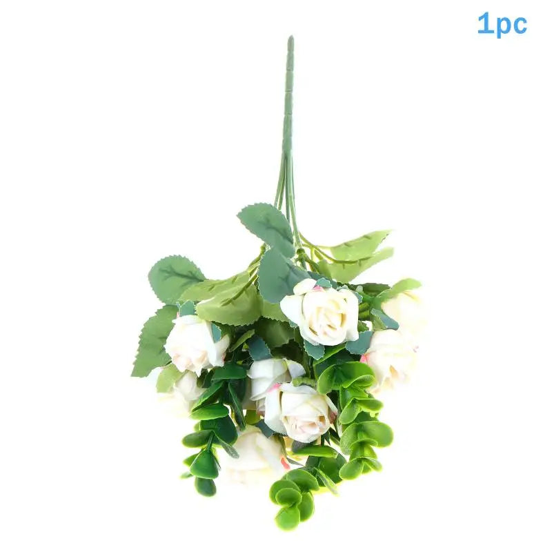 Artificial Silk Rose Bouquet - Add Timeless Beauty to Your Wedding, Home or Holiday Decor with These Lifelike Fake Roses