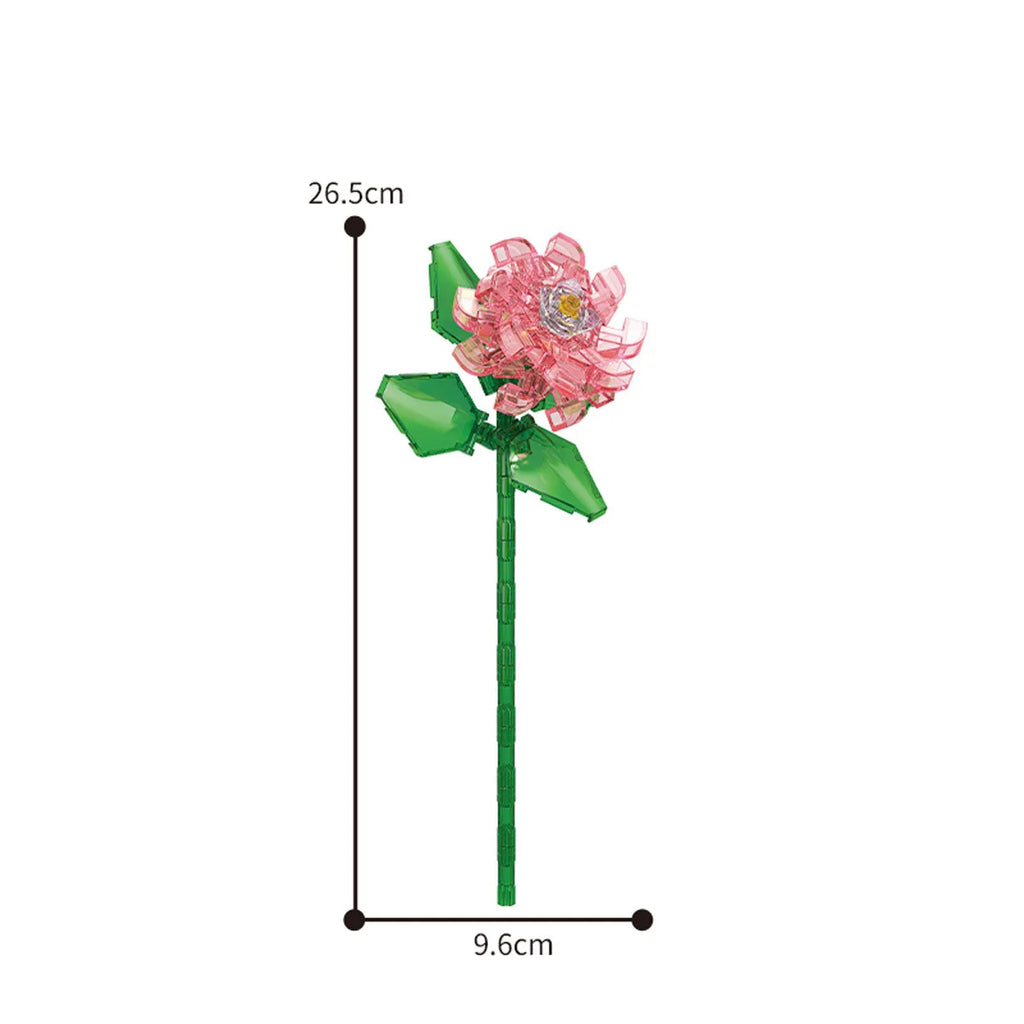 Eternal Block Flower Assembly Bouquet Desktop Decoration Block Flower Children's Puzzle Assembly Toy Bouquet