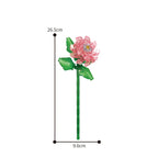 Eternal Block Flower Assembly Bouquet Desktop Decoration Block Flower Children's Puzzle Assembly Toy Bouquet