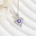 Eternal Flower Pendants Copper Ladies High End Love Rose Necklace Charm Jewelry Valentine's Day Gift