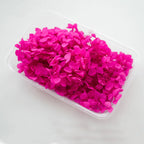 Dried flower eternal petal material cart hanging flower wreath embroidered ball decoration handmade eternal flower bag
