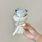 Mini Pocket Eternal Rose Bouquet Gift for Valentine's Day Artificial Roses Flowers for Birthdays, Wedding Party Favors for Girl