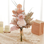 Ramo Mixto Peonía, Rosa y Pampas — Eucalipto, DIY Decoración Hogar