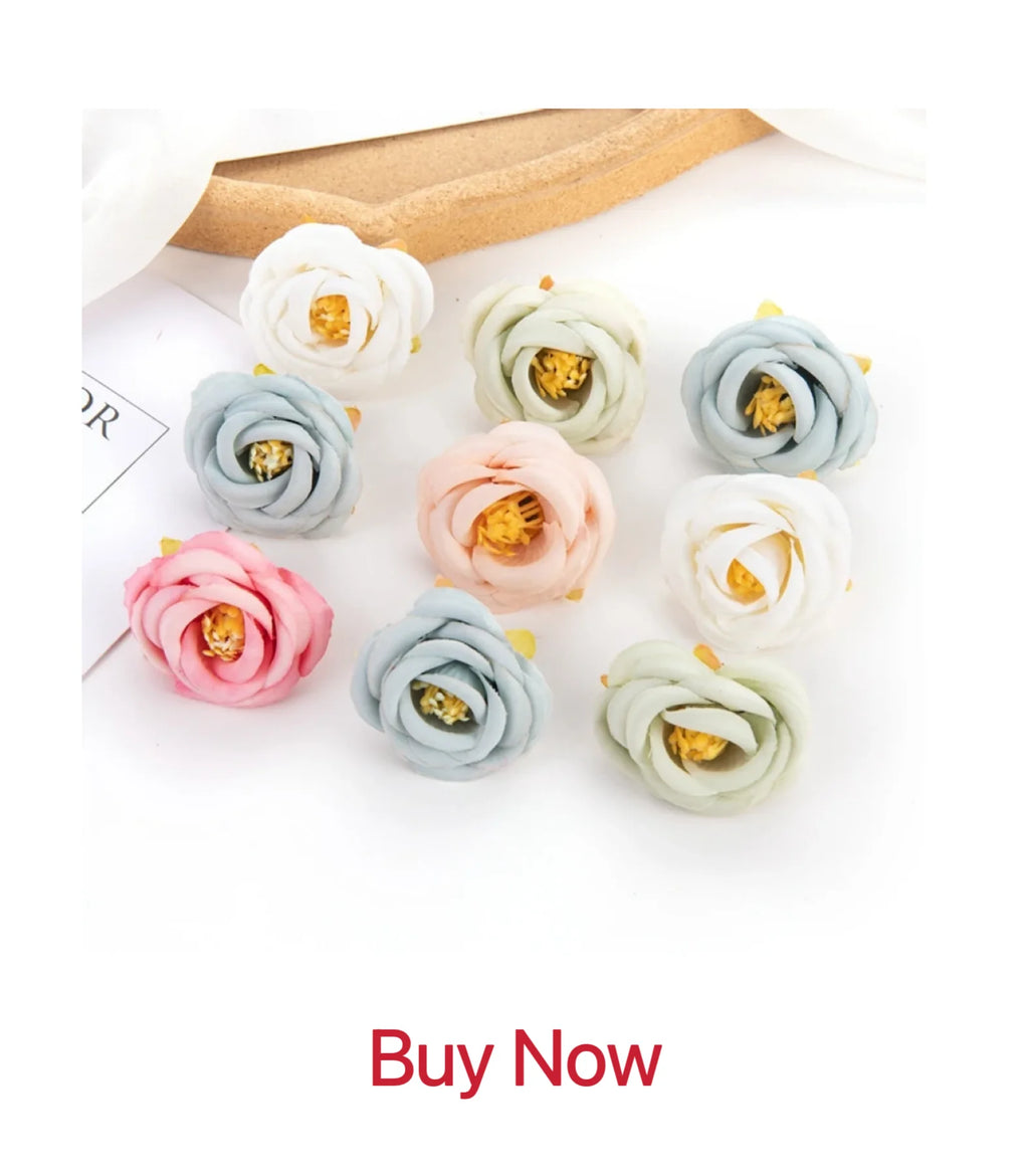 50/100pcs Artificial Rose Soap Eternal Flower Home Decoration Wedding bridalbouquet Diy Gift Box Scrapbook Outdoor garden bonsai