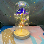 Rose Light Beautiful Realistic Looking Night Light Rose Eternal Flower Party Supplies LED Simulation Rose Flower Valentine's Day