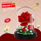 Eternal Bouquet Flower Assembly Blocks Children's Toy Mini Brick Particle Girl Series Rose Bundle Valentine's Day Birthday Gift