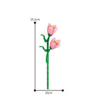 Eternal Block Flower Assembly Bouquet Desktop Decoration Block Flower Children's Puzzle Assembly Toy Bouquet