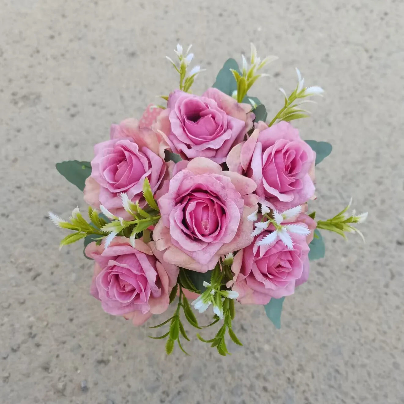 YO CHO Artificial Silk Rose Flower  6 Heads  Home Decoration  Wedding Party Aritificial Rose Flower