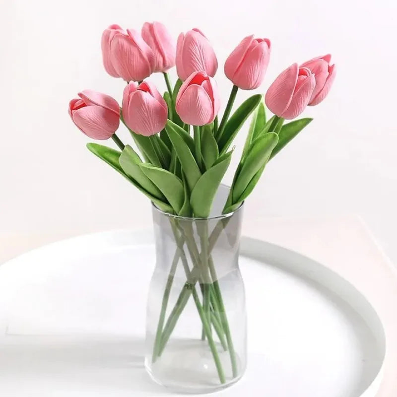 Tulipanes y Flores Eternas para Jarrón — 21 Estilos, Decoración Sala y Fotografía
