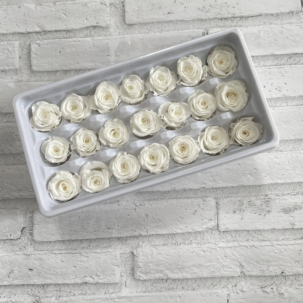 2-3cm/ A-grade Immortal Rose Preserved Flower Rose Head Handmade Flower DIY Material Gift Box Wedding Decoration Rose