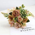 Ramo de Peonía y Rosa Otoño — 6 Colores, Hogar y Decoración de Boda