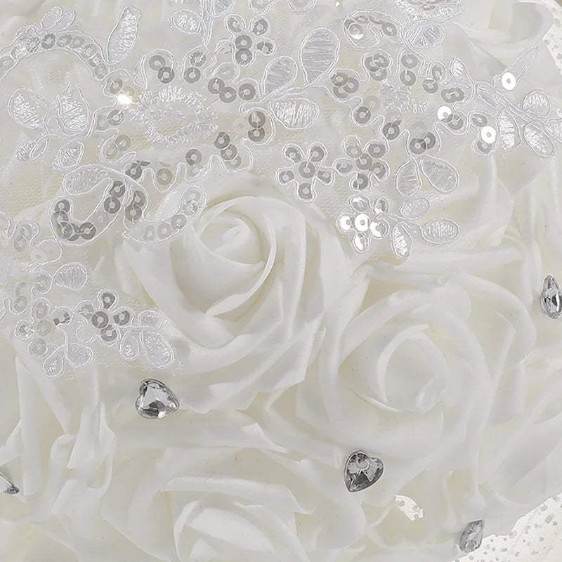Elegant Artificial Rose Bouquet Ideal for Weddings Engagements Parties Perfect Gift for Anniversary Valentine's Day