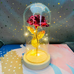 Rose Light Beautiful Realistic Looking Night Light Rose Eternal Flower Party Supplies LED Simulation Rose Flower Valentine's Day