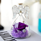 LED Eternal Rose Flower Cover Anniversary Valentine Mothers Day Birthday Thanksgiving Gift Bedroom Table Decote For Boy And Girl